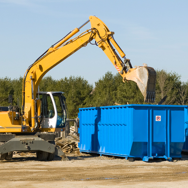 what size residential dumpster rentals are available in Spring Garden